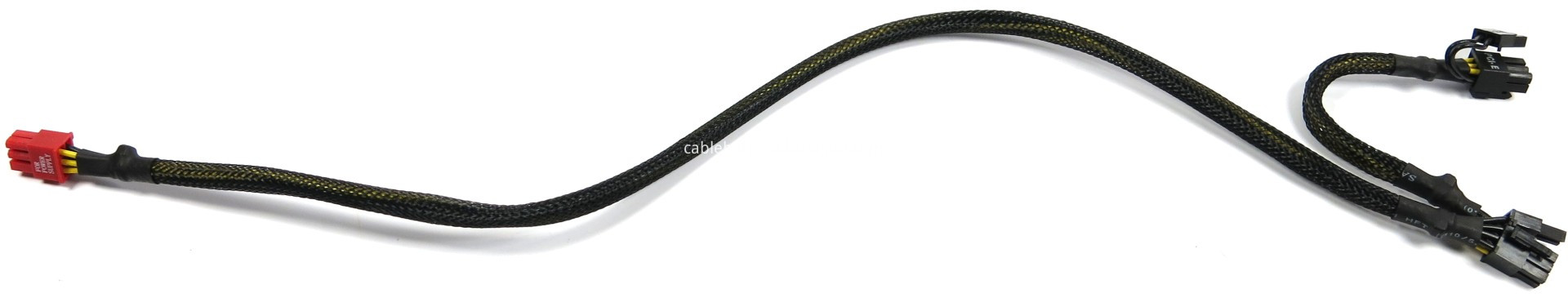 pcie 6 pin to dual 6+2 pin connector adapter cable