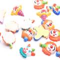 Αστείο Clown man Cute Resin Cabochon Flatback Beads For Toy Craft Ornaments Beads Desk Phone Phone Charms