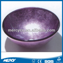 Bathroom Round Glass Bowl Purple Bathroom Round Glass Bowl