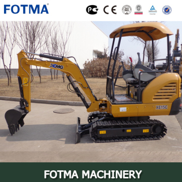 Xe15 Mini Digger Backhoe for Sale Small Size Excavator
