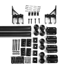 black hanger set for sliding hardware kit