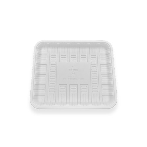 1100ml Corn Starch Disposable Food Serving Tray