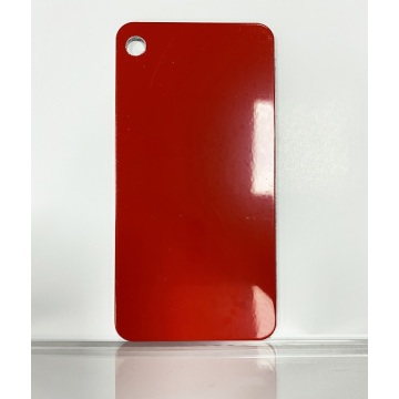 Feve Gloss Red Aluminium Sheet