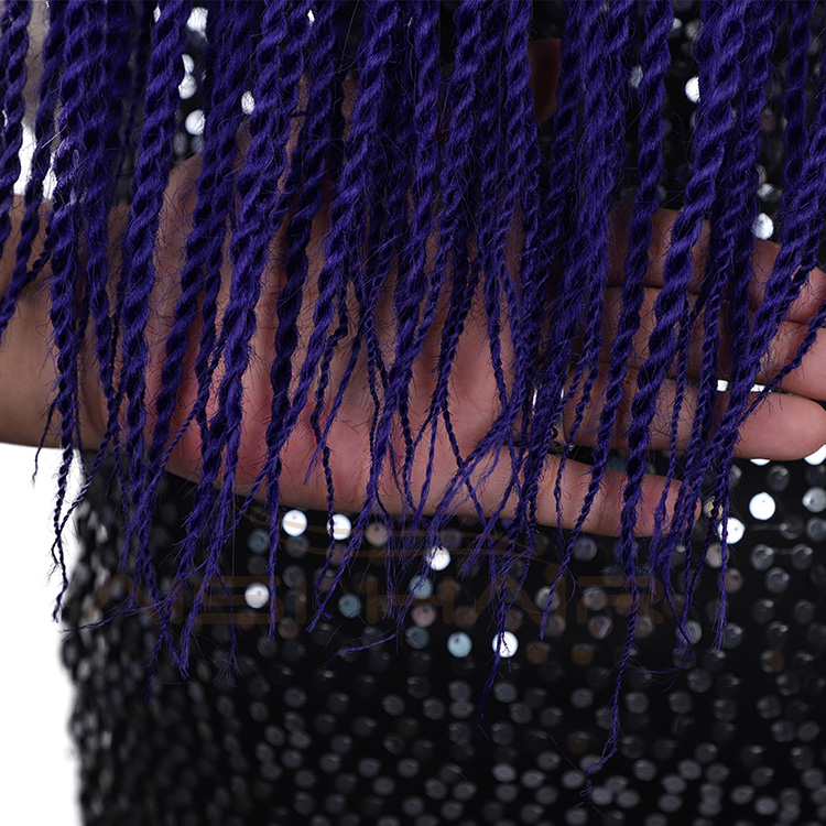 Aisi Hair Vendor Baseball Hat With Long Ombre Purple Twist Crochet Braiding Hair Extension For Black Women Synthetic Hair Wigs