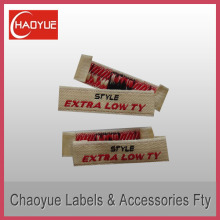 Custom woven label for garment
