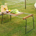 Beach Portable Outdoor Wood Folding Camping Table