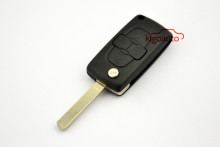 Flip key shell 4button VA2 for Peugeot 1007 C8 key shell
