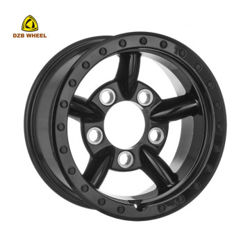 Five pipe offroad car steel wheels