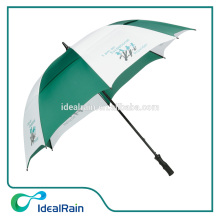 30inch manual open double layer air vented windproof large umbrella
