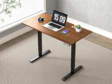 Electric Height Adjustable Desk with Wireless Charging