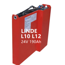Firsola LINDE L10 L12 24V 190Ah Forklift Replacement Battery 24V2PZB190 for LINDE
