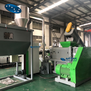 Plastic PP woven bags squeezer granulator drying machine