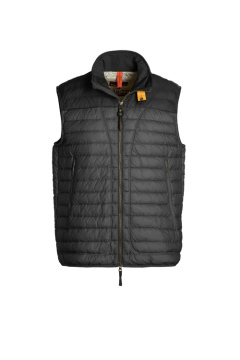 Leisure Black Warning Bomber Puffer Down Vest