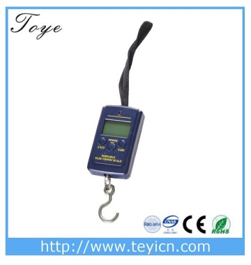 TOYE portable electronic coin luggage scale from Wuyi factory