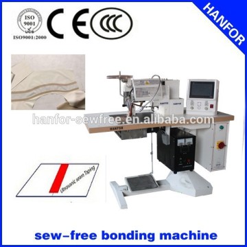 ultrasonic welding& cutting t-shirt glue tape machine hf-501