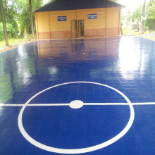Indoor suspend futsal interlocking tile