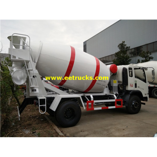 1500 Gallons 180hp Beton Mixer Vehicles