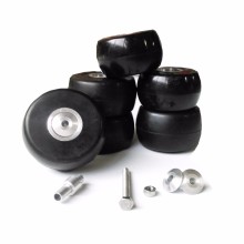 High Performance Classic 75x44mm Roller Ski Rubber Wheels