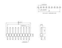 Connector Header Through Hole 2 position