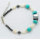 Bracelet turquoise en perles d&#39;hématite