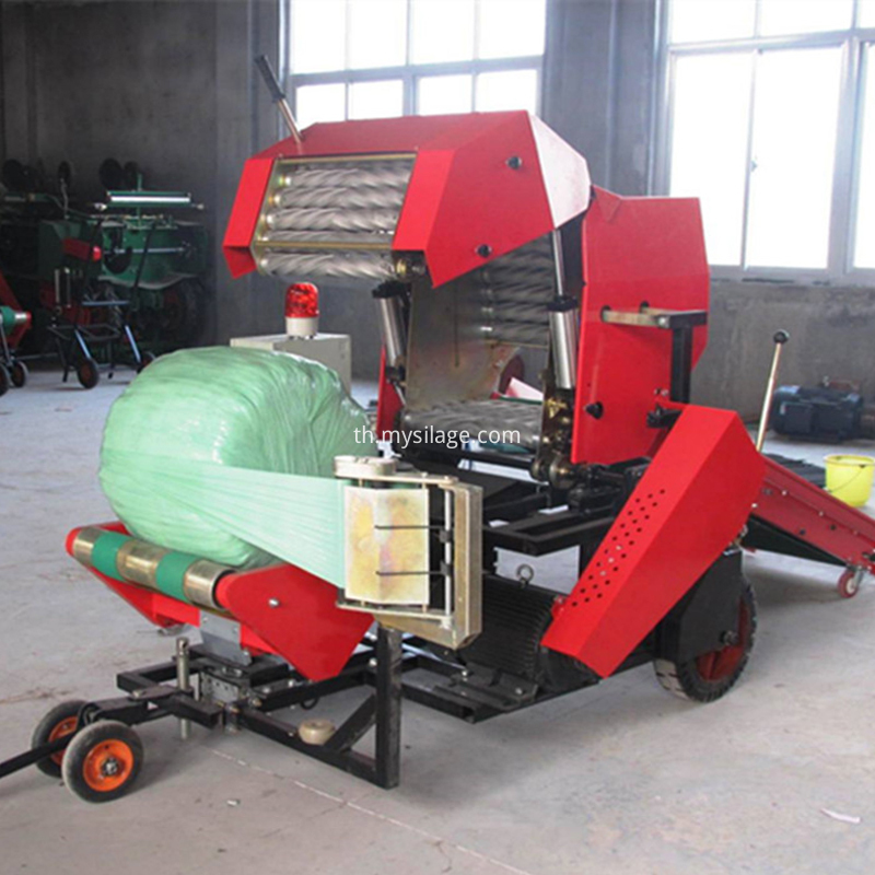 เครื่องอัดฉีดกึ่งอัตโนมัติ semi-automatic bale machine