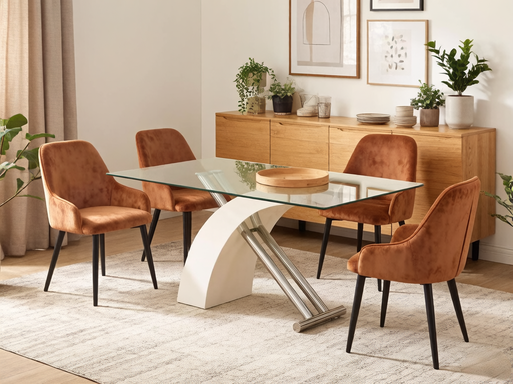 Современный обеденный стол TL-319F17 TL-319F1 modern dining table7