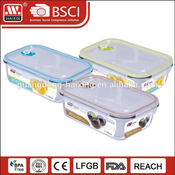 glass food storage container with lids