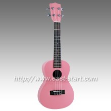 24'' Pink Colored Concert Ukulele