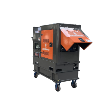 Portable E series generator with Kubota engine