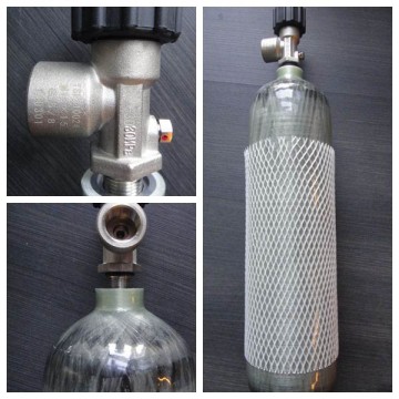 High quality cng cylinder Fully Wrapped carbon fiber cng cylinder (cng-3)