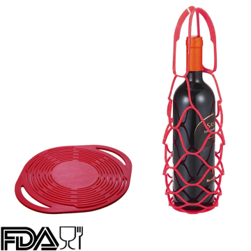 Multipurpose Collapsible Silicone Bottle Carrier, Holder, Hugger