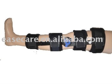 gaiter brace with knee immobilizer