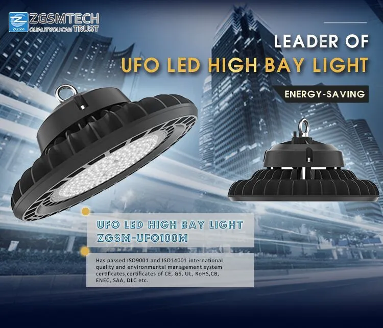 100W UFO LED High Bay Light for Warehouse Lighting