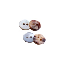 BN80051 Natural River Shell Buttons - Authentic Agoya Shell Buttons for Shirts
