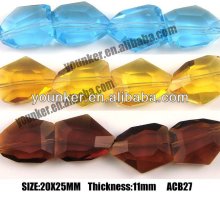 Crystal Irregular Octagon Beads Wholesale