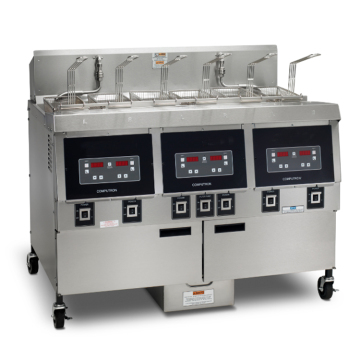 Electric Chicken Deep Fryer Machine: 3 Tank, 6 Basket - Ideal for Restaurant Sales