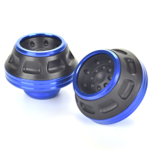CNC-Machined Aluminum Motorcycle Fork Cup and Frame Slider Protectors