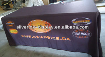 three sided 8ft drape table cloth