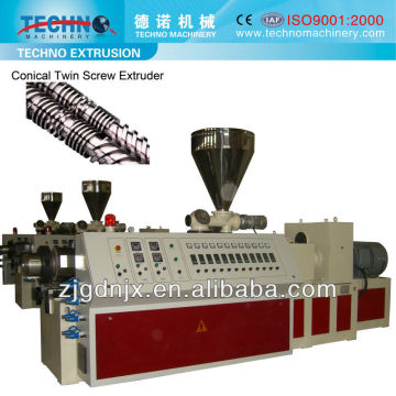 SJSZ Series Conical Twin Screw Plastic Extruder