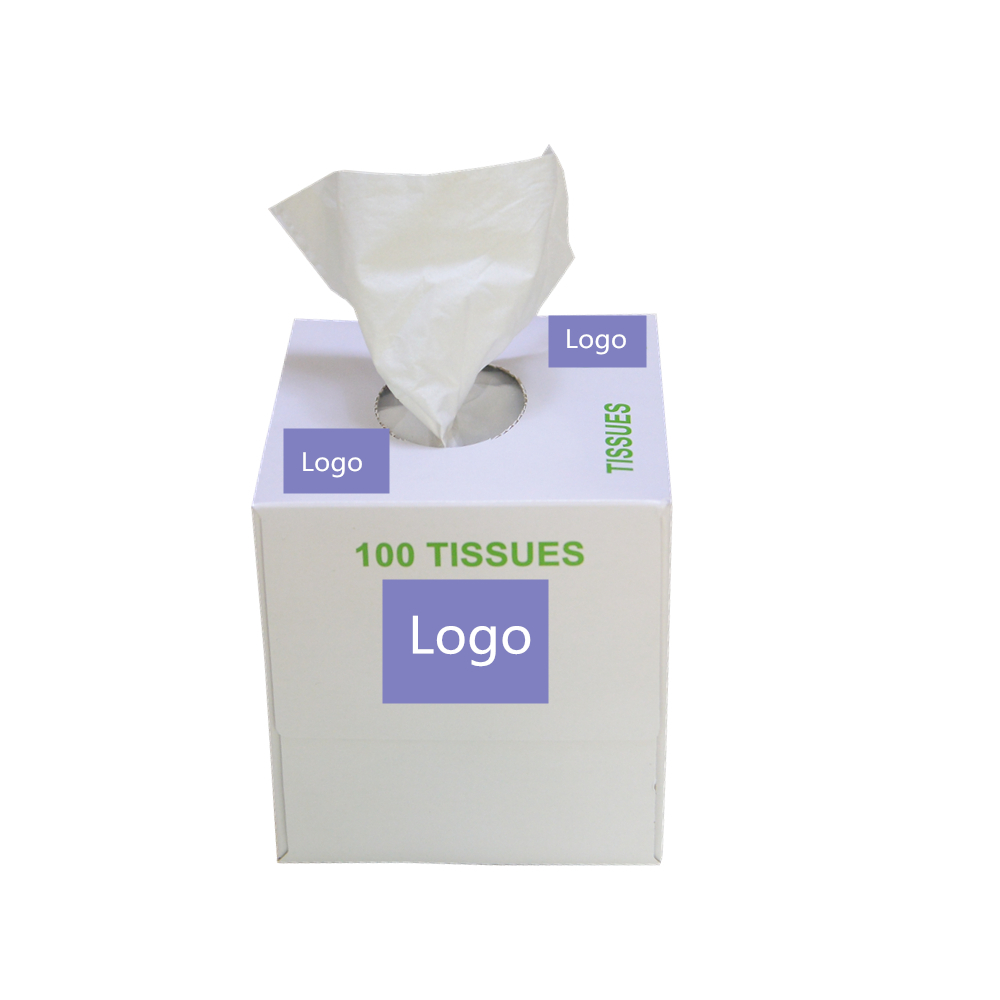 Pulpa virgen de tejido de caja compostable 100% biodegradable