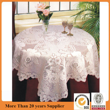 round polyester jacquard lace table cloths 