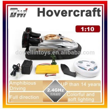1:10 2.4G RC Hovecraft toy, RC Amphibious driving boat, rc boat.