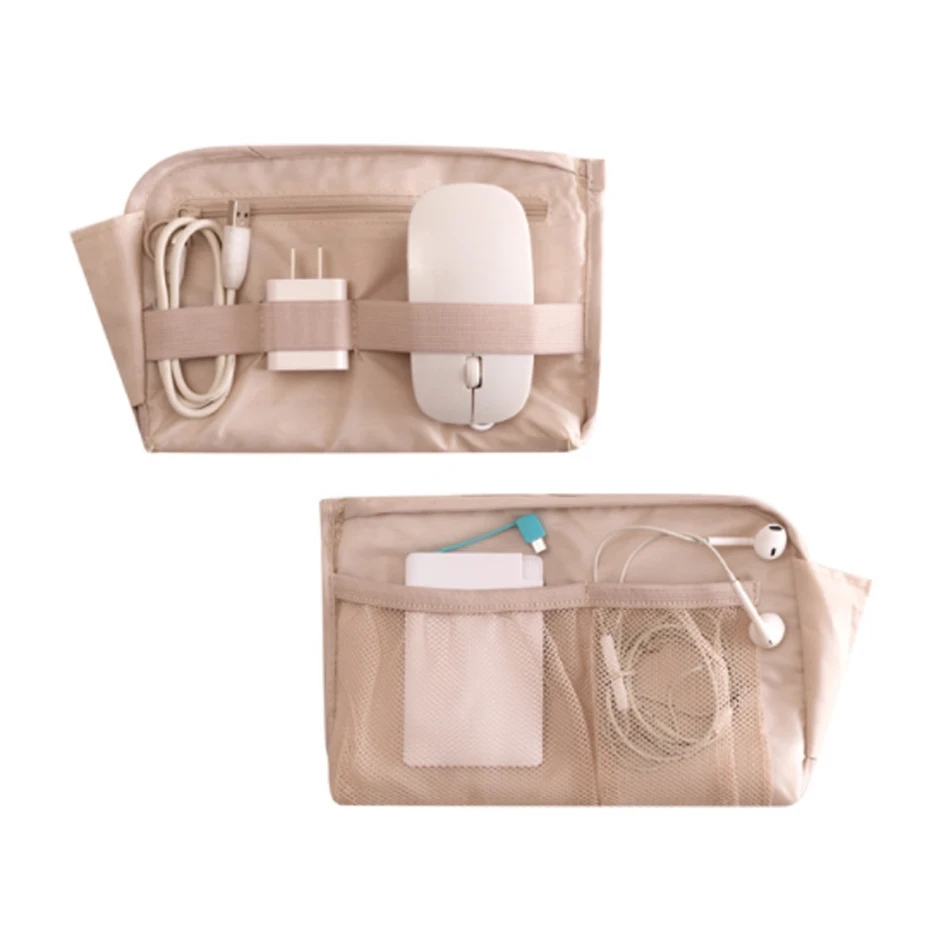 Portable Data Cable Storage Bag Travel Earphone Wire Organizer Case Multi-Function Data Cable Headset Bag