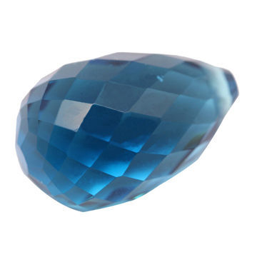 Tear Drop Faceted Blue Sapphire