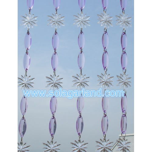 Crystal Acrylic Flower Bead Garland Chandelier Wedding Decor