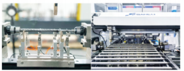 Automatic straightening machine for screw