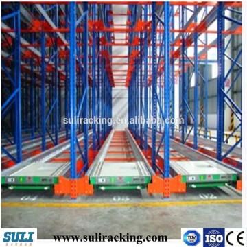 Garage storage, cold storage radio shuttle racking