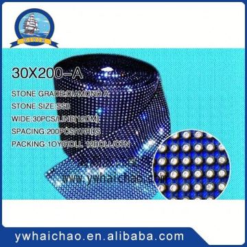New products special design stretch rhinestone net mesh in many style