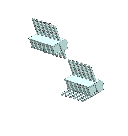 Serie 2504 2.50mm Conectores de cable a placa