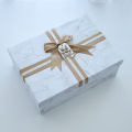 Packaging Boxes Custom Marbling Rigid Gift Box White